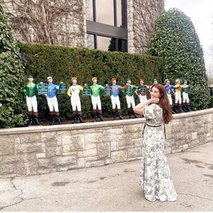 Antonio Melani Nocola Bathie Hallie Jacquard Velvet Ribbon Dress